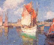 Payne, Edgar Alwin Brittany Boats oil painting on canvas